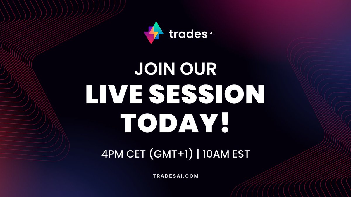 🎉 TODAY IS THE DAY! Our live session kicks off in just a few hours. Are you ready to learn, engage, and elevate your trading skills? See you there! 📈✨

👉 ow.ly/oMO950RhOBw

 #TradingSkills #LiveSession #LearnAndEarn #EngageWithUs #ElevateYourGame #TradingCommunity