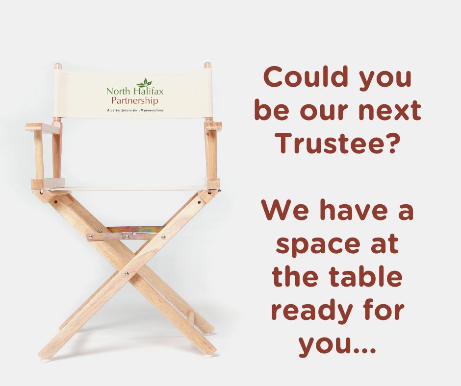 We are seeking a new member of our Board! 👀 Ideally we are looking for someone with a financial background... If you think you fit the bill💸, you can find out more here👇 northhalifaxpartnership.org/2024/03/06/bec… #Trustee #Finance #JoinUs