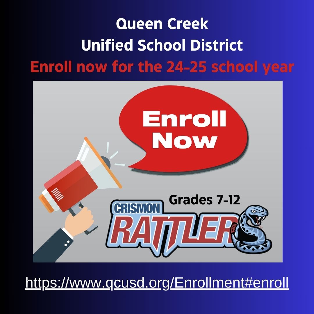 ✨📚 Don't miss out on the opportunity to join us for the 2024-2025 school year! 🎉 We can't wait to welcome you. Click the link to enroll now and start your academic journey with us! ✏️🍎 qcusd.org/Enrollment#enr… #EnrollNow #QCUSD 🏫💙#qcleads #crismonhs #unitedwelearn