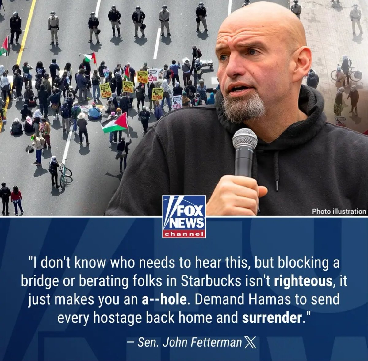 Sorry-not-sorry but Fetterman has turned into a based bro