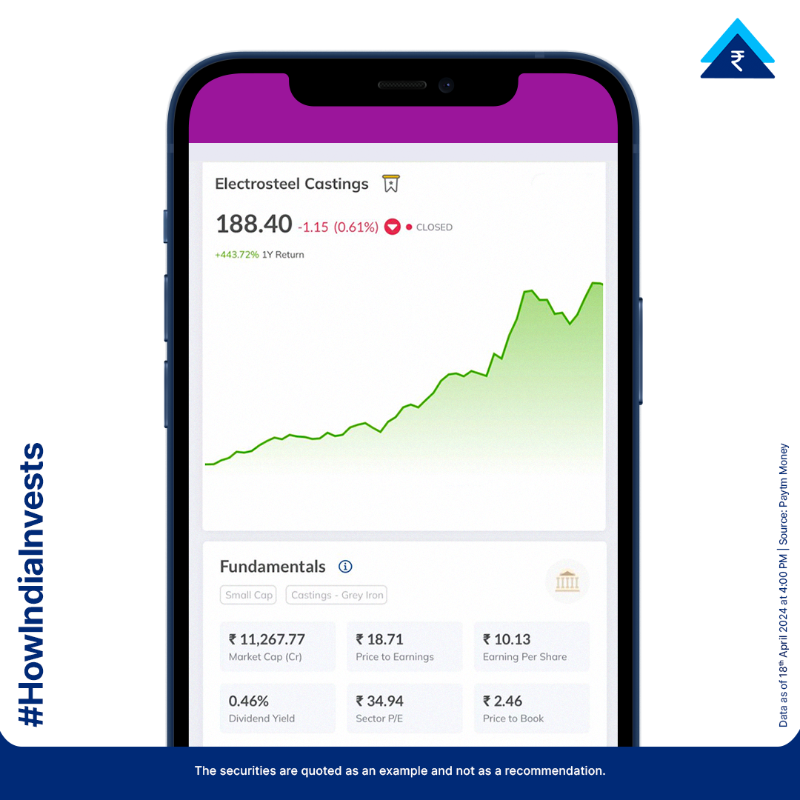 PaytmMoney's tweet photo. Forge your way to a diversified portfolio with these Metals - Castings/Forgings Companies.
These are the top 5 companies dominating the NSE’s market cap charts.
#HowIndiaInvests #NSE #TopCompanies #Metals #MetalCastings #MetalForgings #MarketCapitalisation #PaytmMoney