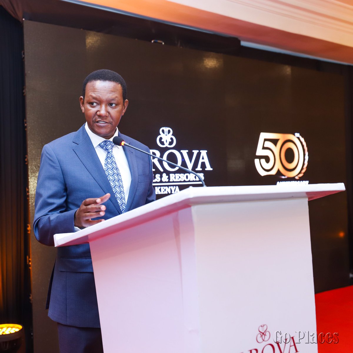 goplacesdigital's tweet photo. Indeed 50 years of excellence in the Kenyan hospitality industry🙌
H.E @DrAlfredMutua graced the event as @SarovaHotels celebrate this great milestone happening now 👏 
#Sarovaat50 #SarovaHotels #TheExchangeBar #TheSarovaExperience #SarovaStanley https://t.co/miSdoPAjYf