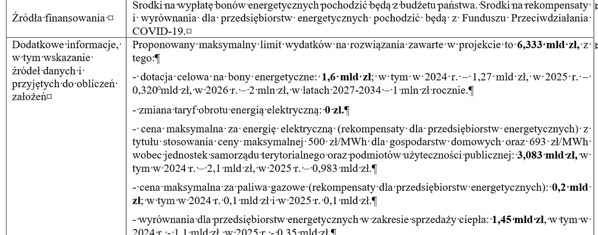 Jest już projekt ustawy o cenach prądu i ciepła od lipca. Idzie na Radę Ministrów w trybie bez żadnych konsultacji. źródłem finansowania rekomepensat dla firm energetycznych dalej nieśmiertelny Fundusz Przeciwdziałania Covid-19 legislacja.rcl.gov.pl/projekt/123838…