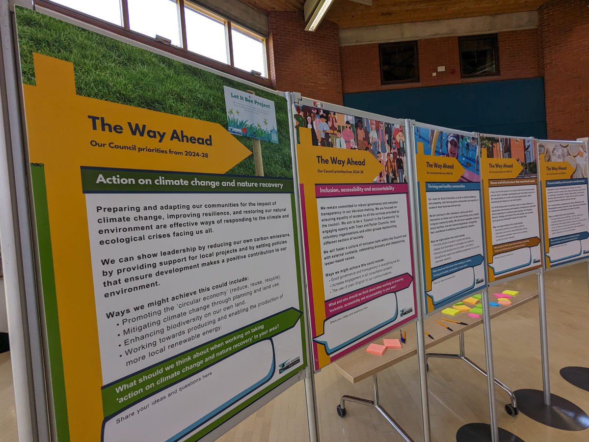 We're encouraging everyone to join in the conversation on 'The Way Ahead' and to give us your feedback to help us develop our new draft council plan. Join us today at Didcot Civic Hall where we have a drop-in event open from 3.30pm-5.30pm. southoxon.gov.uk/TheWayAhead