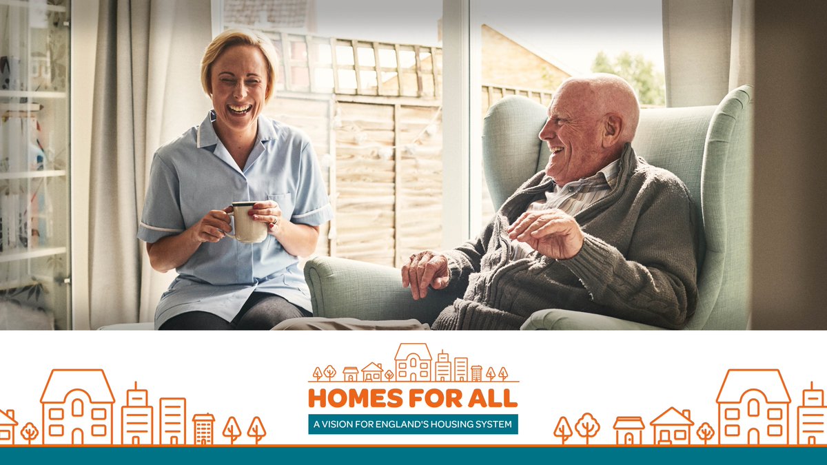 On Tuesday we’re launching Homes For All – a vision to transform England’s housing system. After generations of policy failure, we are calling for a new way forward. So that everyone has an affordable, safe, secure, quality home. Follow us to find out more. #HomesForAll