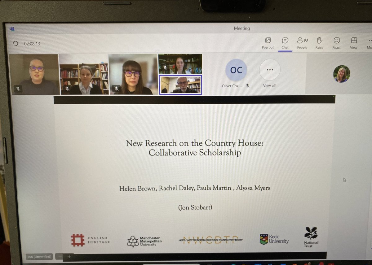 What a pleasure to hear about the various ways collaborative doctoral research is contributing to interpreting ‘The Public Country House’ this morning, including @English_Keele and @ResearchNT’s Rachel Daley on @tatton_park library.