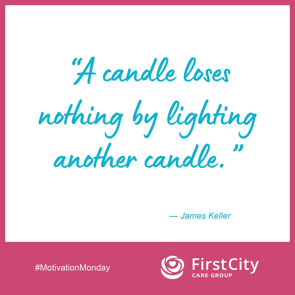 “A candle loses nothing by lighting another candle.”

#motivationmonday #motivationquotes #inspirationalwords