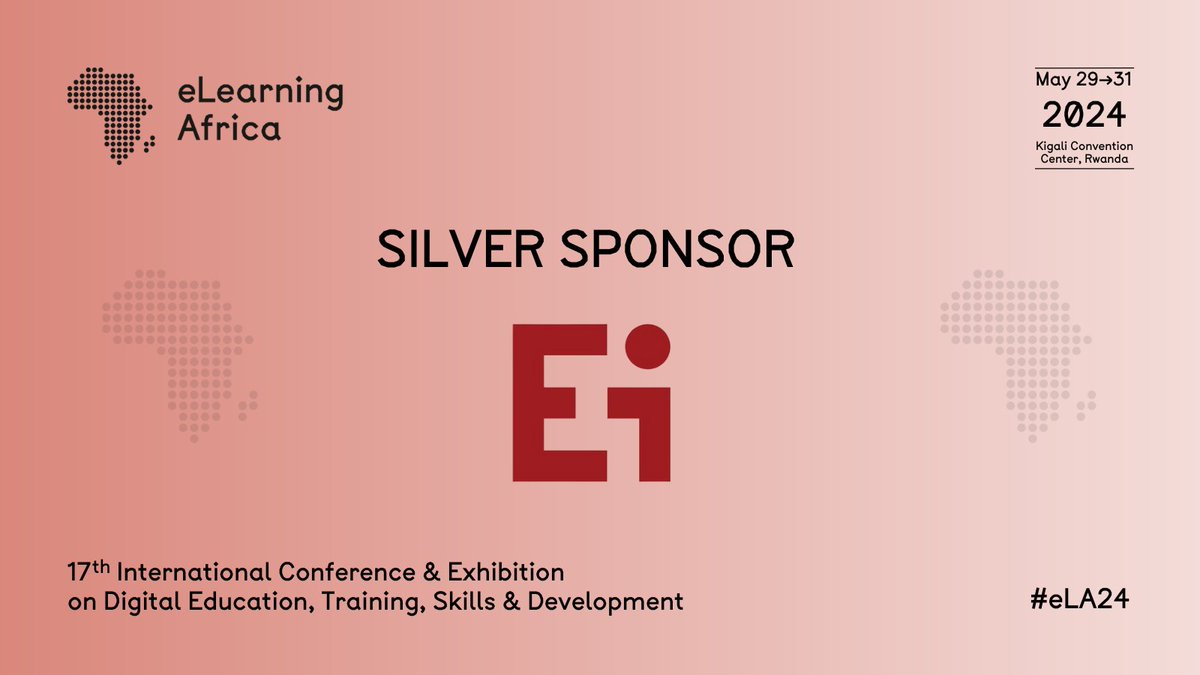 eLearning Africa is delighted to announce that Educational Initiatives Private Limited (Ei) is Silver Sponsor for eLearning Africa 2024. Discover more here: ei.study Register now for the eLearning Africa 2024 Conference: elearning-africa.com/conference2024/ #eLA24
