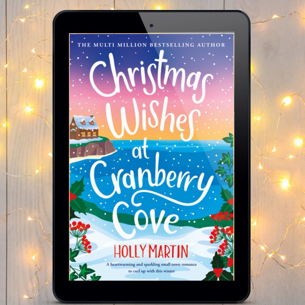 You all asked for it, so here it is, the beautiful sparkly cover for Shay and Orla's story, Christmas Wishes at Cranberry Cove. It might just be the most beautiful cover ever. You can preorder your copy here today. geni.us/CranberryCove