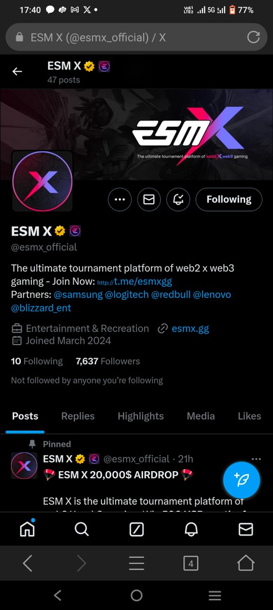 Ramuwindiego's tweet photo. @esmx_official 0x99abA304970a1e86293bE02f0c0bF71645103b9b
@klauzs88 @Kroniick 
Tq sir,love the project https://t.co/IQQcAcsnMW