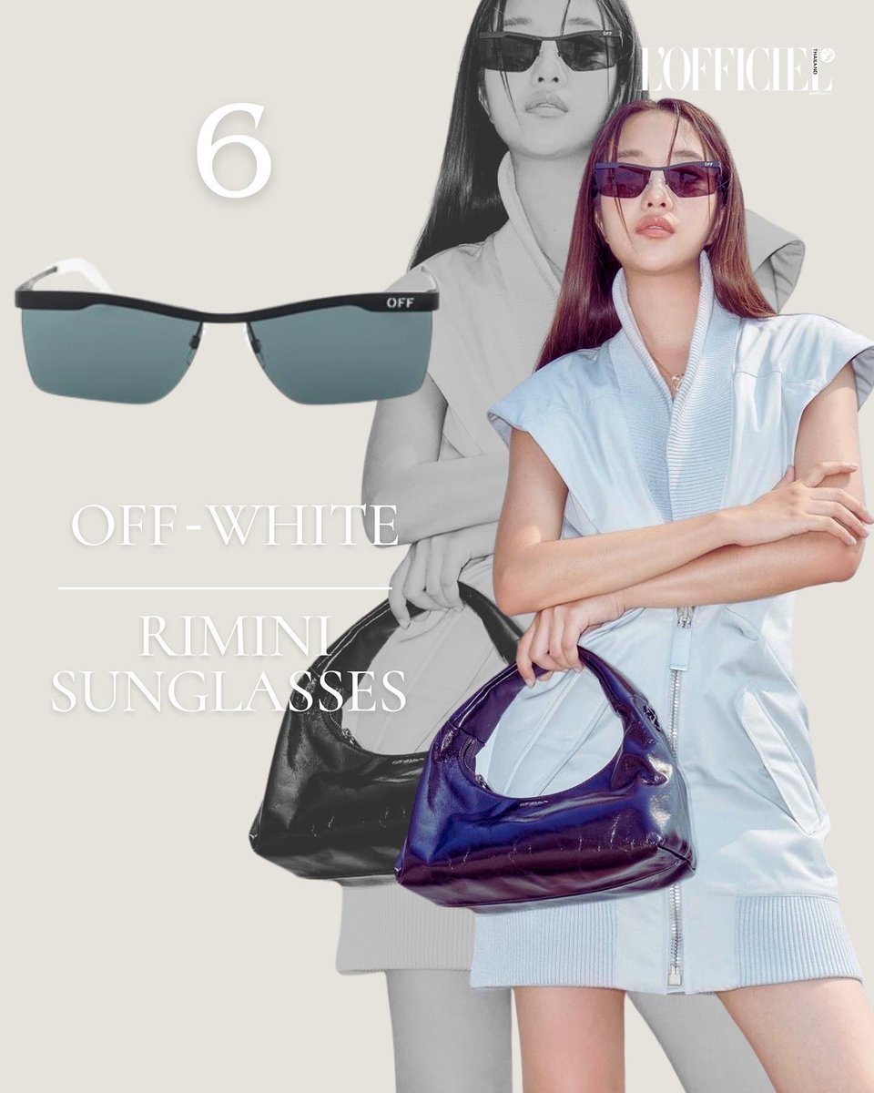 Off-White – Rimini Sunglasses Rimini rectangle-frame sunglasses from OFF-WHITE featuring silver-tone, metal, rectangle frame, blue tinted lenses, logo print to the front, nose pads and curved tips. These glasses come with a protective case, matching with a street style look to…