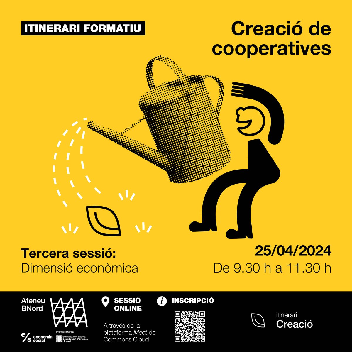 AteneuBNord (@ateneubnord) on Twitter photo Després de dimensions jurídica i laboral ve la dimensió 🤑 econòmica de CREACIÓ de cooperatives
Dijous 25 d'abril 🌸 9:30 amb <a href="/FactoCoop/">FACTO cooperativa</a>
🟡 Plans Viabilitat, inversió i finançament
🟡 Plans despeses i operacions
🟡 Cost i preu venda
🟡 Punt d’equilibri
✏️serveis.ateneubnord.cat/program/itiner… Després de dimensions jurídica i laboral ve la dimensió 🤑 econòmica de CREACIÓ de cooperatives
Dijous 25 d'abril 🌸 9:30 amb <a href="/FactoCoop/">FACTO cooperativa</a>
🟡 Plans Viabilitat, inversió i finançament
🟡 Plans despeses i operacions
🟡 Cost i preu venda
🟡 Punt d’equilibri
✏️serveis.ateneubnord.cat/program/itiner…