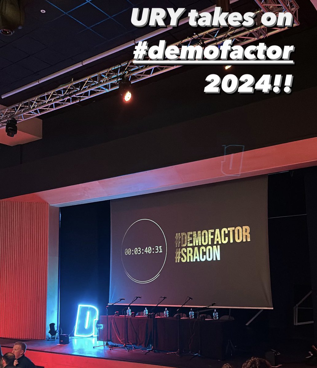 That’s a wrap on @SRA con 2024! 

An amazing event of insightful talks, lots of awards for @URY1350, and  incredible people 🫶

It was great to have my demo played out for @DemoFactor and even better to have avoided those red buzzers, goose interview and all!