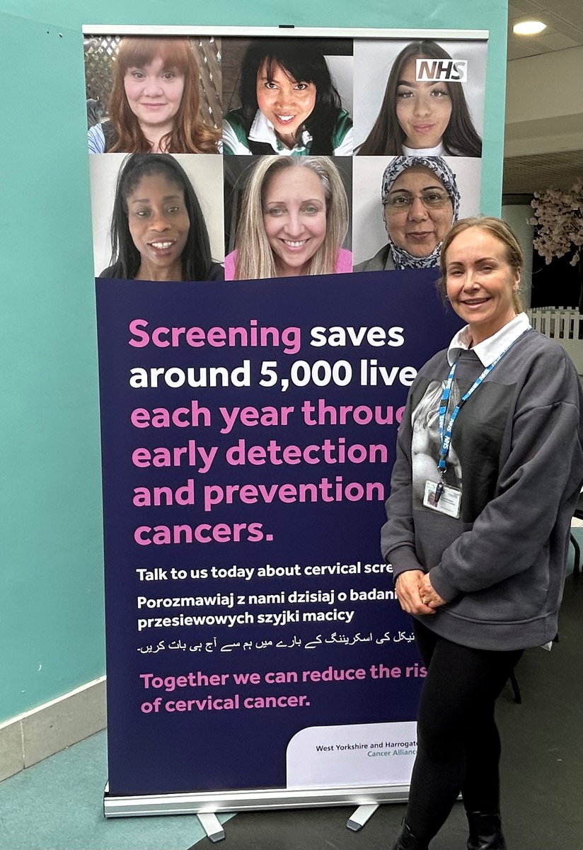 Lisa Wheater, our primary care network facilitator, chatted to visitors to the Cancer Health & Wellbeing event in Wakefield today.

She took the opportunity to encourage people to take up their screening appointments, whether it’s breast, bowel or cervical. 

#cancerscreening