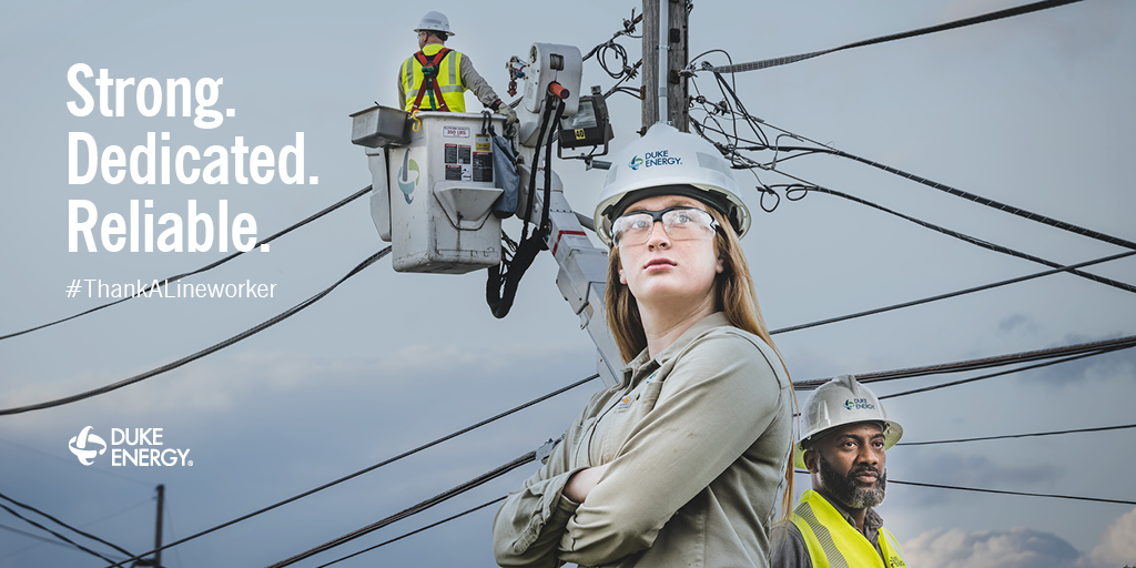 Today we celebrate National Lineworker Appreciation Day to honor the men and women who brave hazardous conditions to keep the 💡s on for our customers! Join us and #ThankALineworker below.
