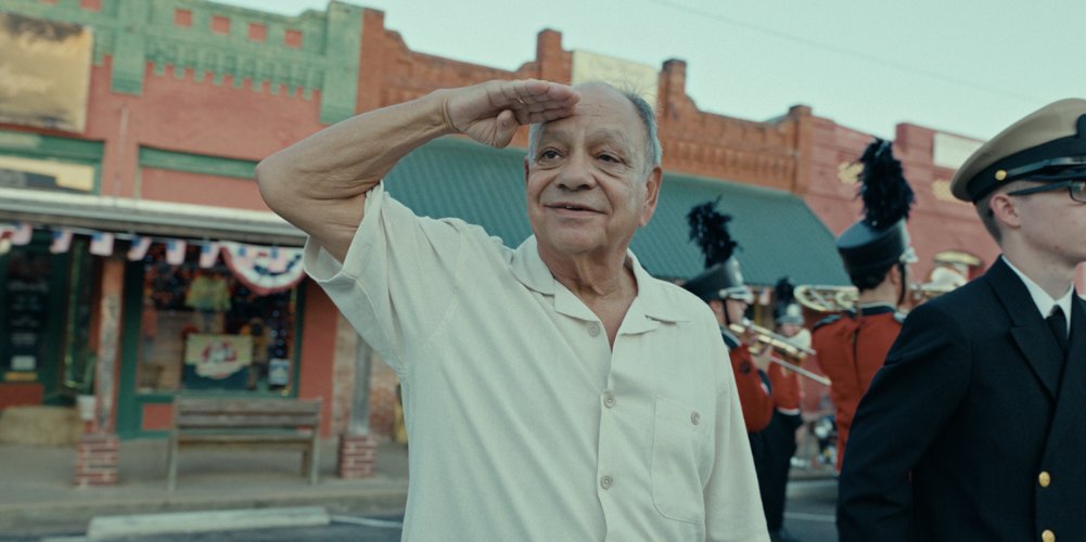 3xchair's tweet photo. Cheech Marin didn't get the #Oscarr nomination he deserved for "Tin Cup" but salutes his predecessors of Latino perseverence in #TheLongGame Too bad it's not a better movie. #CheechMarin https://t.co/u1vJR7xFSy