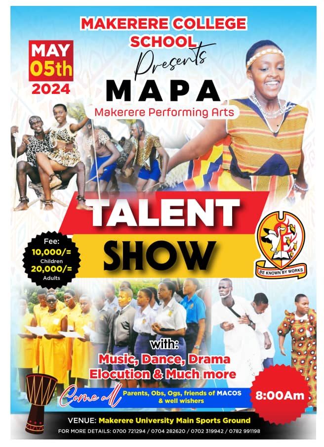 Ladies and Gentlemen, finally the long waited event Makerere Performing Arts #MAPA is back. 

We revisit the fun times once again. 

Share your memories from #MAPA.

<a href="/MacosRugby/">Macos Rugby</a> 
<a href="/TheMacosLeague/">The Macos League</a> 
<a href="/MakerereCollege/">MAKERERE COLLEGE SCHOOL</a>