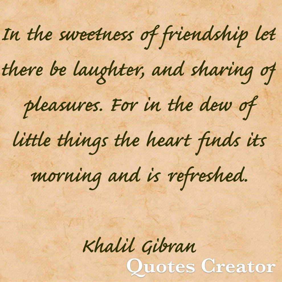 Be in the world how you wish to be treated. Creat your commitment by being an example of what you are seeking. . . . . #friendship #love #supportingothers #khalilgibran