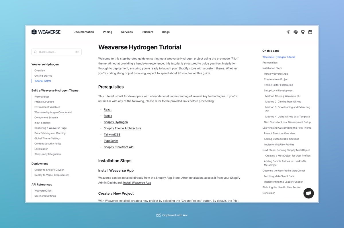 _paul_phan's tweet photo. A New @WeaverseIO tutorial is now available. With Weaverse Hydrogen, you no longer have to choose between Liquid and React. Why compromise when you can have the best of both worlds?

Weaverse Hydrogen comes with a Section-based Theme Customizer, configurable with Section Schema, dynamically loads any API, and is fast and furious with React, Remix, Vite, Cloudflare, and a huge React ecosystem/library for you to build!

Check out the tutorial in the next 🧵👇