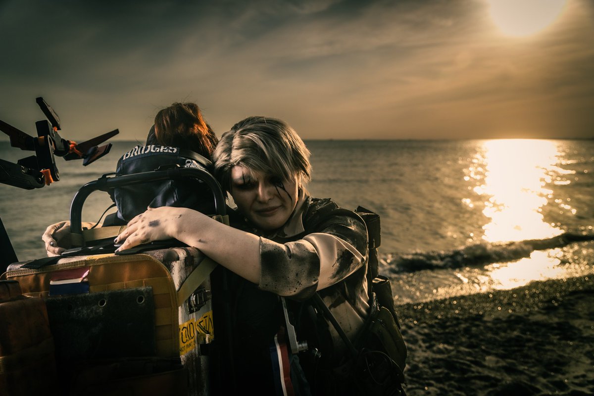 【DEATH STRANDING】 ───────────────── サム　お前が俺の代わりに本物の橋（some bridges）になれ ───────────────── サム・ポーター・ブリッジズ：Daruriさん クリフォード・アンガー：峻侑 photo by okapiさん #20240413デススト併せon_the_beach