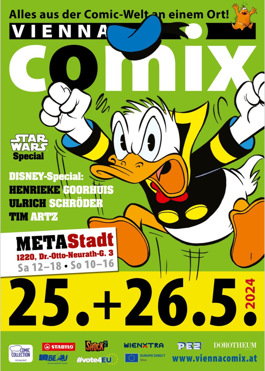 We're bringing angry back! . Wir sehen uns auf der Vienna COMIX 2024, ihr federleichten Komiker und ausgezeichneten Choleriker. . Art by Tim Artz . #donaldduck #ducktales #art #illustration #wien #ankündigung #comics #cartoon #artwork #meme #comicbooks #lustigestaschenbuch