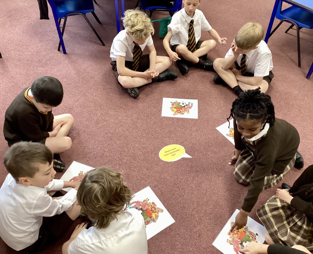 StHilarysRSPhil's tweet photo. Year 2 had lots of fun in #Philosophy on there first day back. Our new Topic this term is ‘Toys’. The children shared their thoughts about their most memorable toy. Lots of lovely ideas.
#Toys #Philosofuns #KS1 #SurreyPrepSchool @StHilarysSchool @little_chatters @philos_backpack https://t.co/H2nGWkVjML