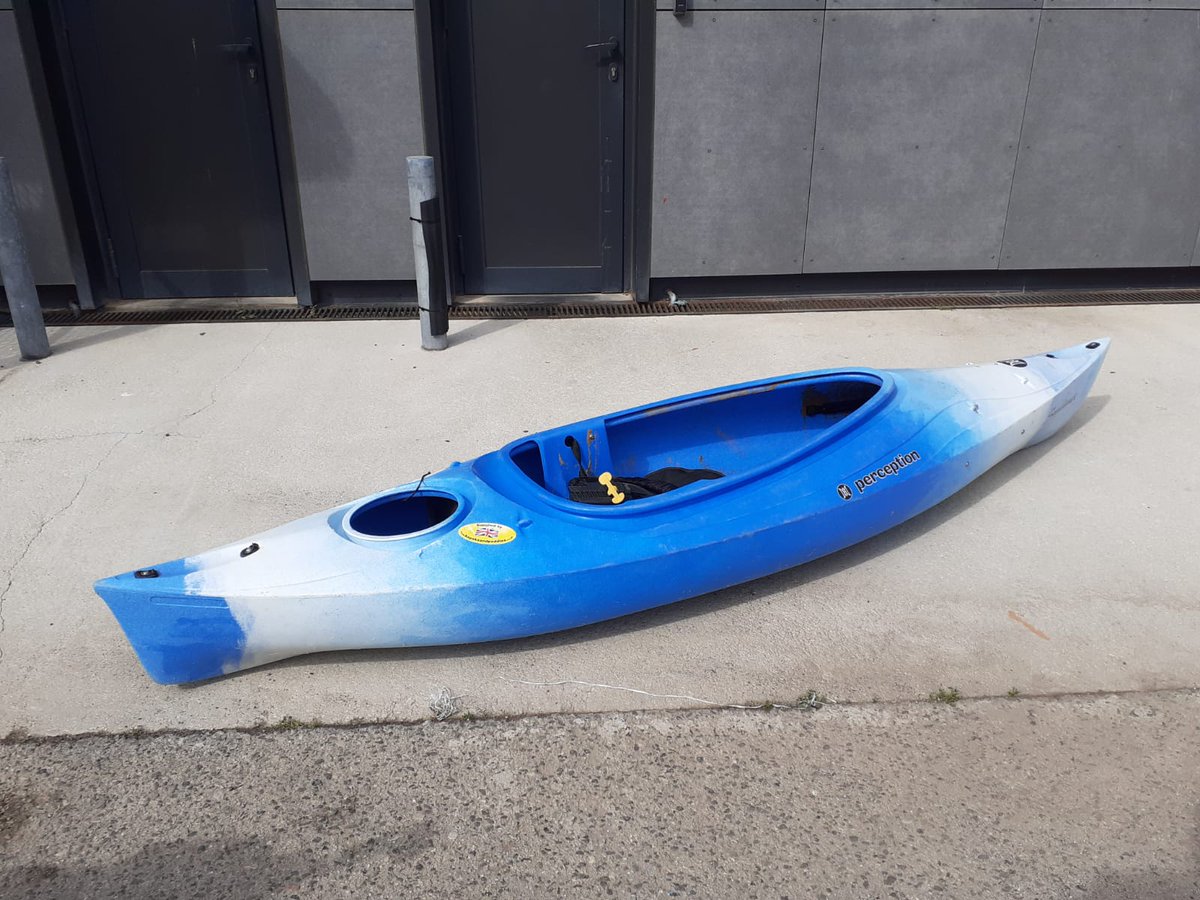 An Unusual Lost and Found… This kayak was fished out of the sea yesterday – is anyone missing one? It was found off “Miami Beach,” between Both Worlds and Catalan Bay. If it’s yours, please contact the Control Room forthwith on 200 72500. #Gibraltar #RoyalGibraltarPolice #Kayak