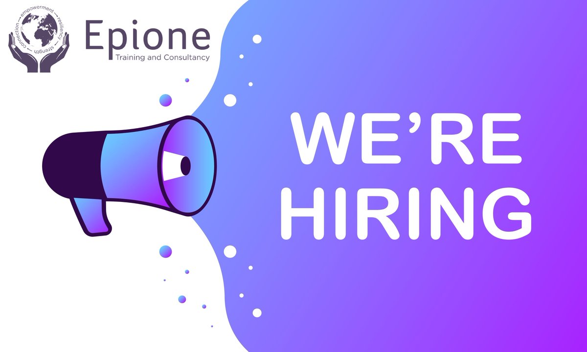 📢Come and join our amazing Epione training team🎉 We place relationships at the heart of everything we do. For details about our current opportunities please click here rb.gy/ws0z7m for details. Or email us enquiries@epione-training.com for a chat.