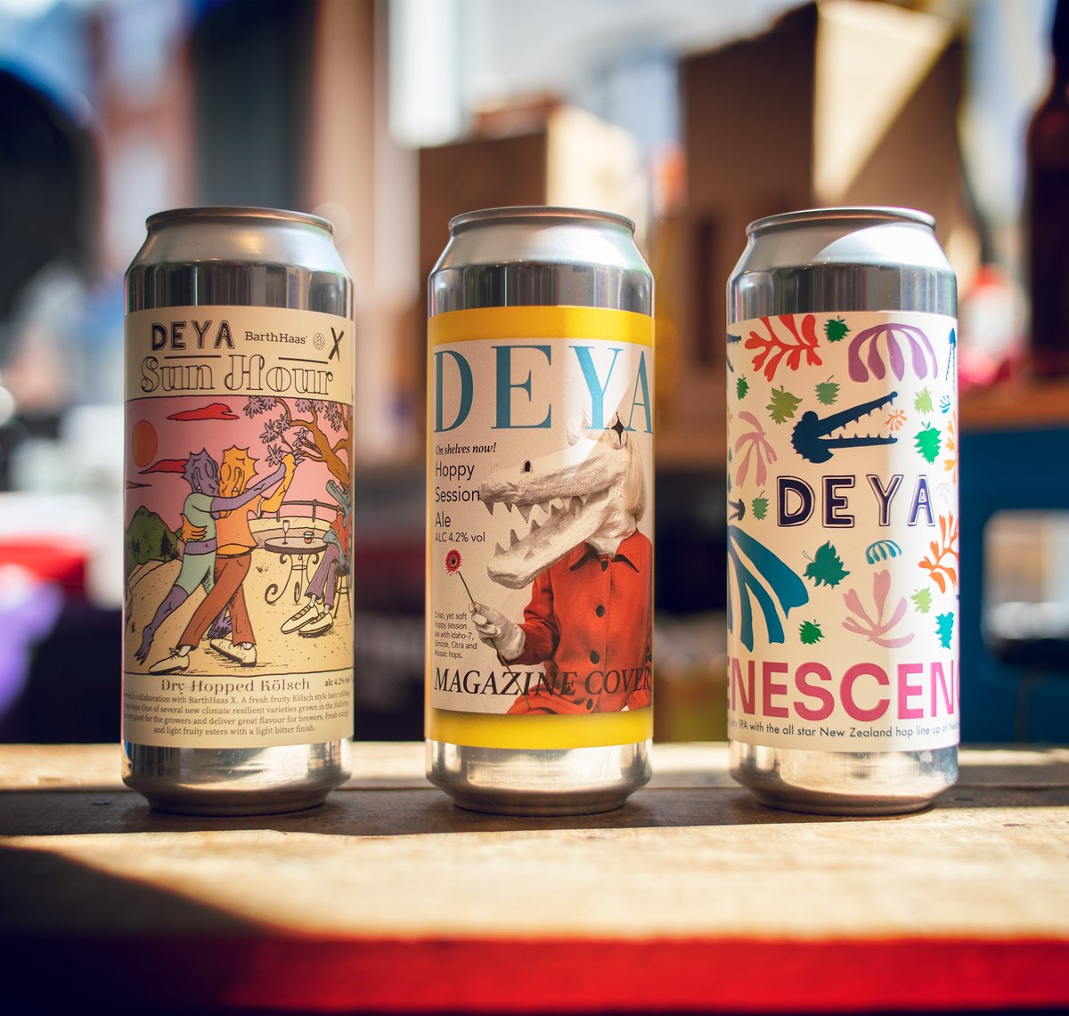 Three IPAs, two pales and a dry-hopped Kölsch from <a href="/TheBeakBrewery/">Beak</a>, <a href="/deyabrewery/">DEYA</a> and 𝗦𝗮𝗶𝗻𝘁 𝗠𝗮𝗿𝘀 𝗼𝗳 𝘁𝗵𝗲 𝗗𝗲𝘀𝗲𝗿𝘁.
☀️ 𝓣𝓱𝓮𝔂'𝓻𝓮 𝓱𝓪𝔃𝔂 ☀️

shop.hopsandcrafts.co.uk/collections/ne…
✌️🍻