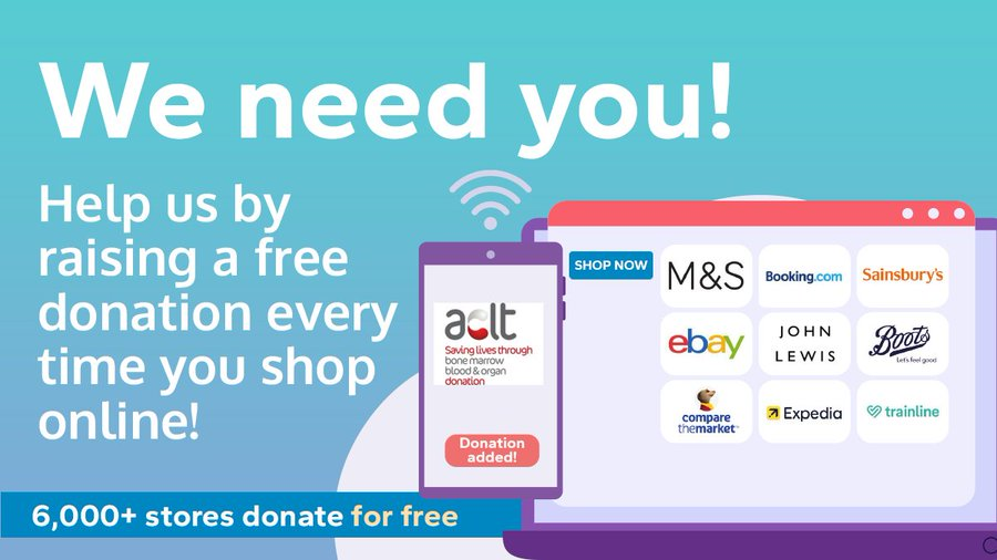 Shopping on your lunch break?🤔 🛍️Shop online and generate funds for the ACLT for FREE! @giveasyoulive is an easy way to donate to ACLT. 👌 Shop at over 6,000 stores to automatically generate FREE funds to support our work. Join here: giveasyoulive.com/charity/aclt #CharityTuesday