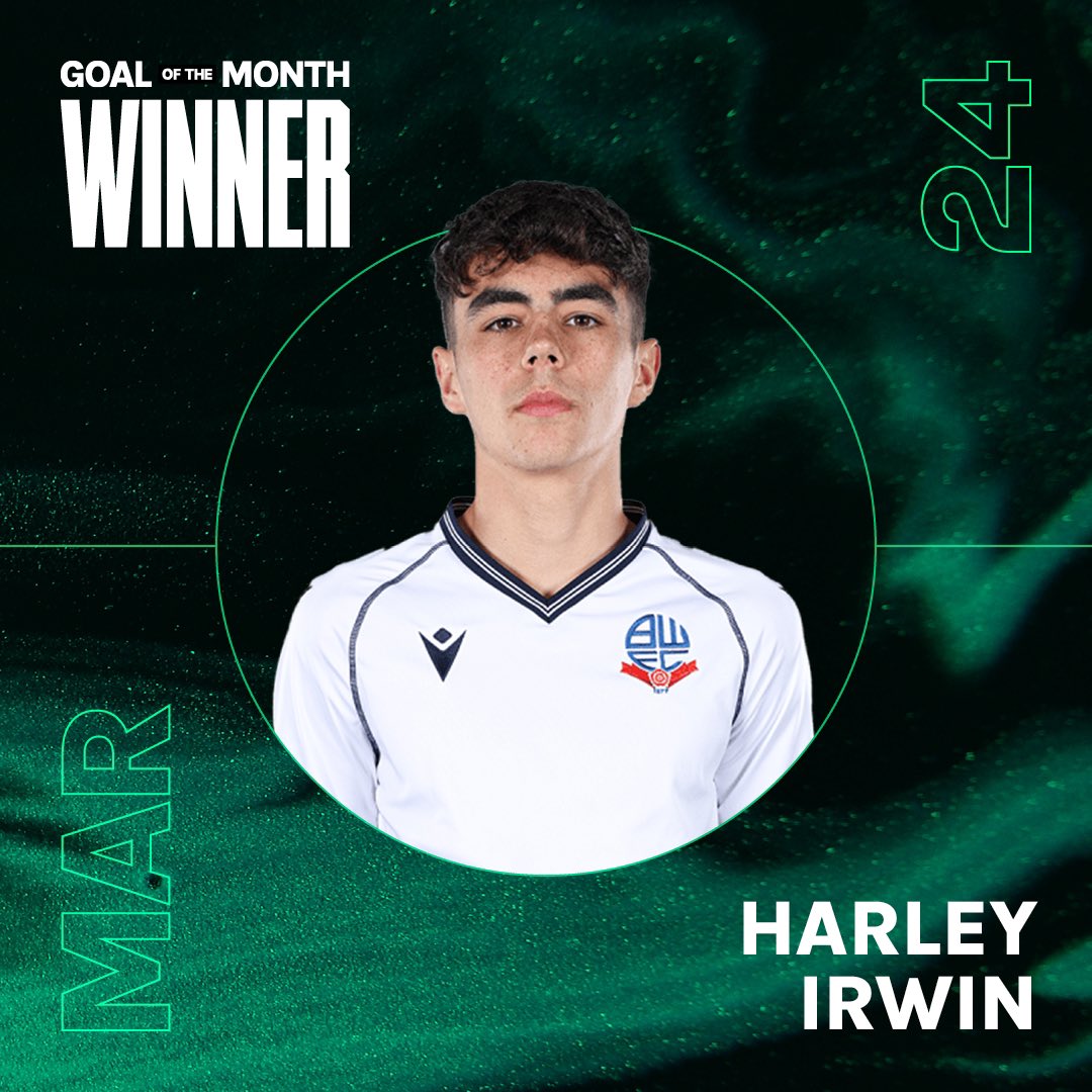🏆 #𝗟𝗙𝗘𝗚𝗢𝗧𝗠 | 𝗠𝗮𝗿𝗰𝗵 𝟮𝟬𝟮𝟰 🏆 Harley Irwin of @BWFCAcademy is the winner of LFE's March Goal of the Month competition! Harley's fantastic curling effort versus Wrexham claimed 892 votes (55%). Congratulations, Harley 👏 #LFEGOTM #LFE20