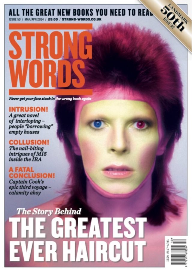 On tonight’s #TREBookShow from 6pm UK time is Ed Needham, editor of @StrongWordsMag celebrating their 50th issue! 🙌 #books #literarymagazine #reading #authorinterviews #bookreviews #fiction #nonfiction