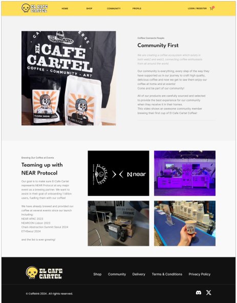 ElCafeCartel's tweet image. Did somebody say new website?