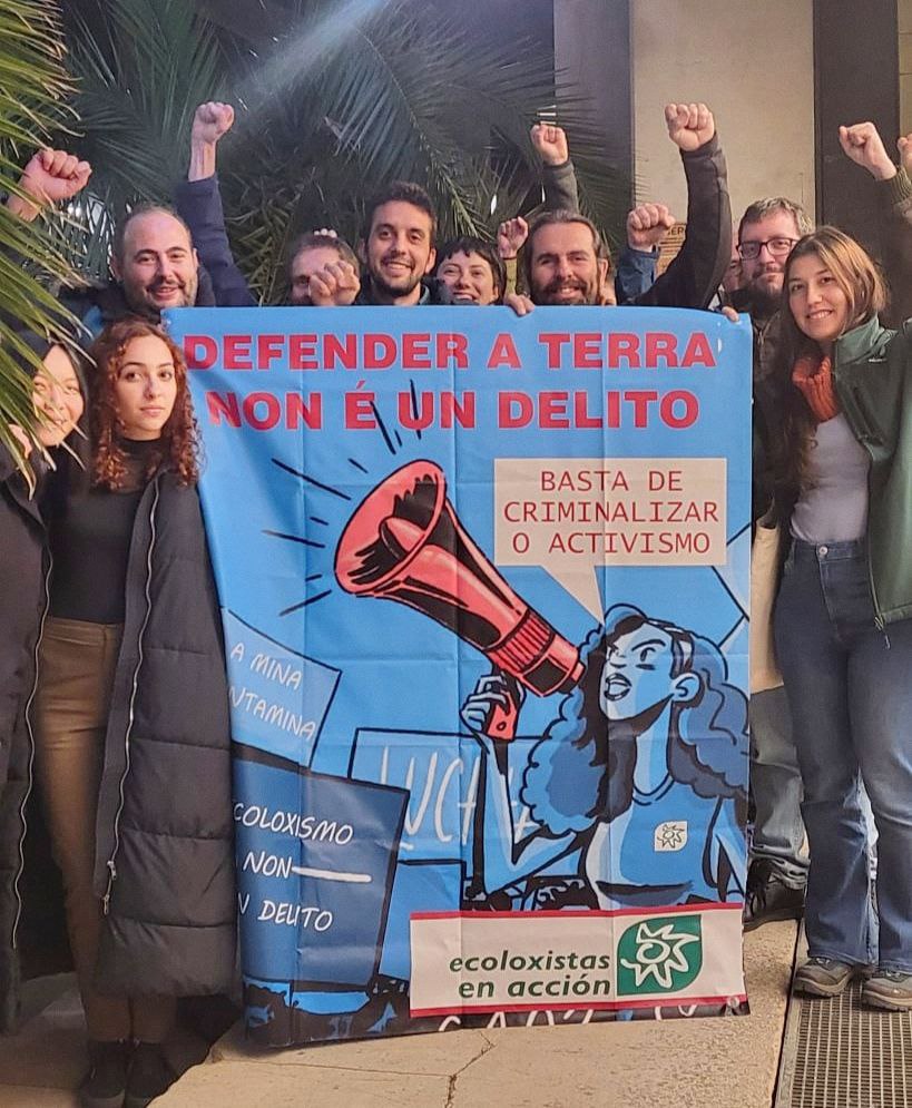 Reunión en Burselas con la relatora especial de la ONU para los derechos de los activistas ante la persecución judicial que sufre <a href="/ecoloxistas/">Ecoloxistas en Acción</a> por denunciar los graves impactos ambientales de la minería en Galicia.

Basta ya de criminalizar al ecologismo.