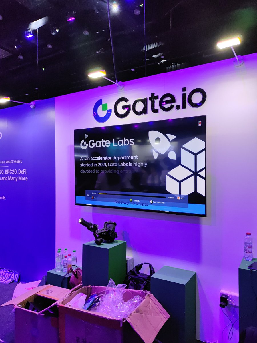 monsterjohen's tweet photo. #gateio token2049 https://t.co/I4bWIcKlXG