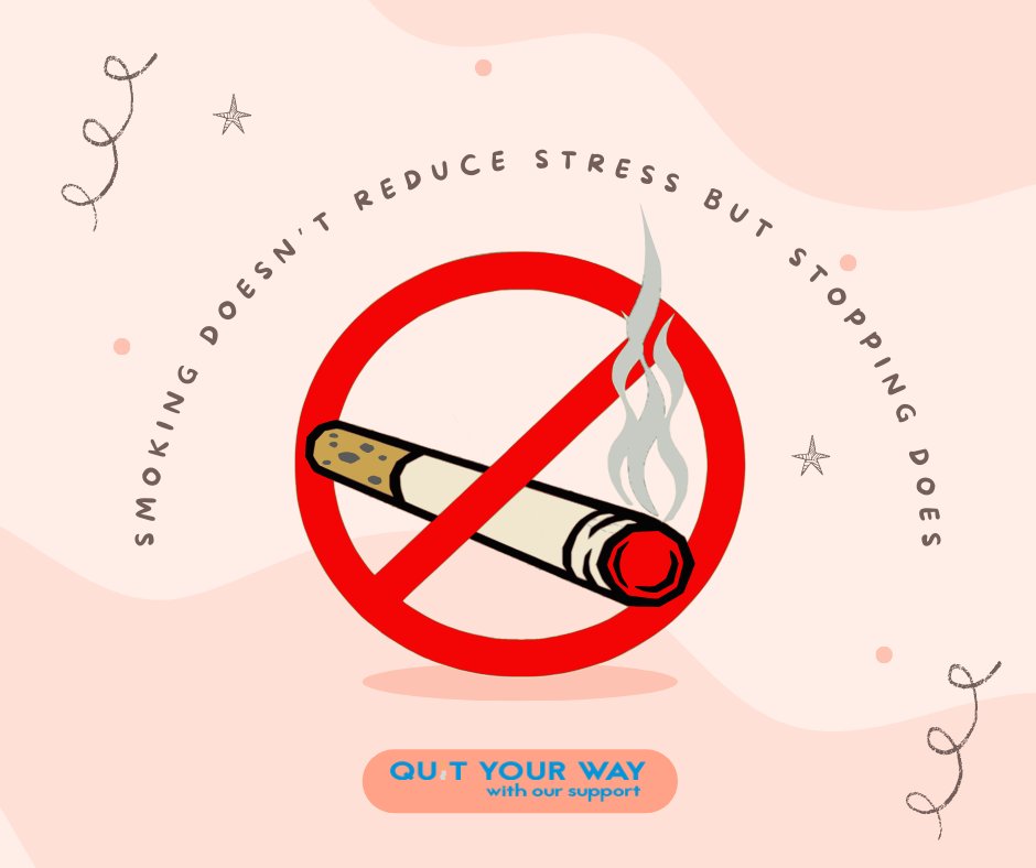 Stop smoking and boost your mental health! The QuitYourWay service is here to help you find a way to quit for good. Call us today 0800 916 8858 or visit our website. nhsggc.scot/your-health/qu… #Stressawarenessmonth