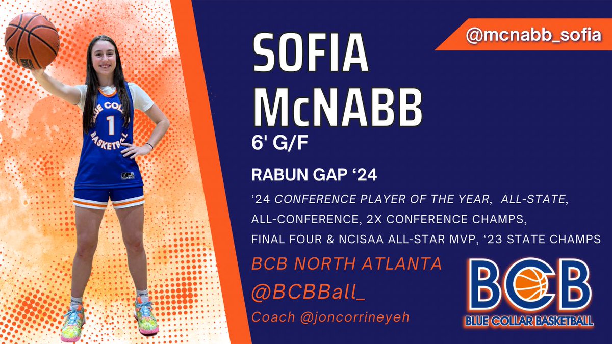 Sofia McNabb (@mcnabb_sofia) on Twitter photo This weekend <a href="/InsiderExposure/">InsiderExposure</a> Apache Memorial w/ <a href="/BCBBall_/">Blue Collar Basketball</a>
N. ATL โ๏ธFri. 4/19 @ 2:10pm Court 1 - Knoxville Convention Center โ๏ธ
<a href="/JonCorrinneYeh/">Coach Jon & Corrinne Yeh</a> <a href="/coachearnhardt/">Dale Earnhardt</a> <a href="/mcnabb_lydia/">Lydia McNabb</a> <a href="/Cabello_Carmen_/">Carmen Cabello Rivera</a> <a href="/myayeh23/">Mya Yeh</a> <a href="/samychandler_14/">samy chandler</a> <a href="/AaliyahA2024/">Aaliyah Anderson</a> <a href="/_maddie_lee/">madison lee</a> <a href="/CablePayton/">Payton Cable</a> <a href="/AlaynaLindley1/">Alayna Lindley</a> This weekend <a href="/InsiderExposure/">InsiderExposure</a> Apache Memorial w/ <a href="/BCBBall_/">Blue Collar Basketball</a>
N. ATL โ๏ธFri. 4/19 @ 2:10pm Court 1 - Knoxville Convention Center โ๏ธ
<a href="/JonCorrinneYeh/">Coach Jon & Corrinne Yeh</a> <a href="/coachearnhardt/">Dale Earnhardt</a> <a href="/mcnabb_lydia/">Lydia McNabb</a> <a href="/Cabello_Carmen_/">Carmen Cabello Rivera</a> <a href="/myayeh23/">Mya Yeh</a> <a href="/samychandler_14/">samy chandler</a> <a href="/AaliyahA2024/">Aaliyah Anderson</a> <a href="/_maddie_lee/">madison lee</a> <a href="/CablePayton/">Payton Cable</a> <a href="/AlaynaLindley1/">Alayna Lindley</a>