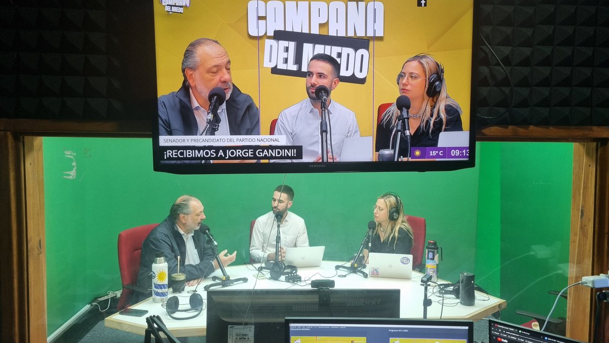 Ahora, el precandidato @jorgegandini en @miedoalexito_uy. 'Yo Puedo es una actitud de vida, una forma de encarar desafíos y la voluntad de enfrentar los obstáculos', explica.