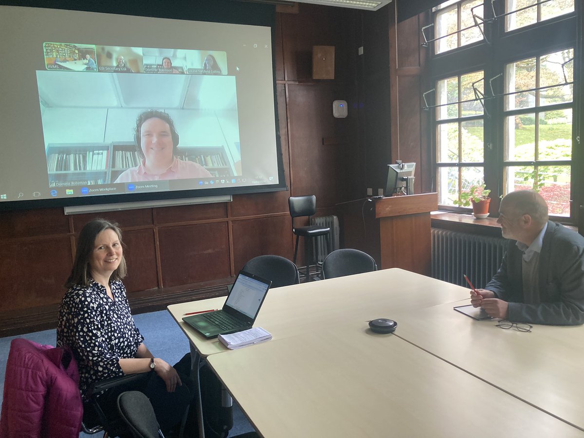 Thanks a million to @NewGeographyUCC for hosting us in their beautiful Geography Library for our hybrid committee meeting this afternoon - lots of exciting things happening in GSI HQ at the minute, stay tuned for more…