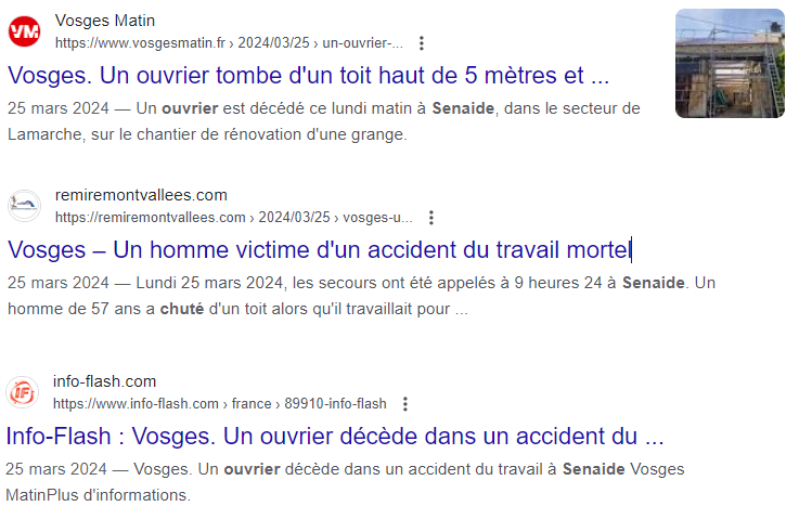 Deux drames, deux morts, deux chutes, mais un traitement médiatique totalement différent car deux chantiers différents. D'un coté celui du Futuroscope, de l'autre celui de la rénovation d'une grange... Déjà plus de 30 morts recensés dans le BTP depuis le début de l'année.