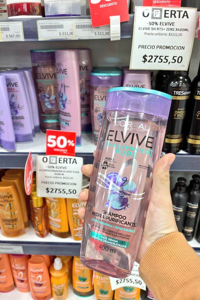 PreciosRosario2's tweet photo. 🧴 Shampoo y Acondionador #Elvive 400 ml
💰 $2.755 #Farmashop
💰 $4.431 #Libertad
💰 $5.505 #Carrefour ($3.578 c/u llevando 2)
💰 $5.511 #Coto ($3.582 c/u llevando 2)
💰 $5.511 #Embon
💰 $5.511 #Jumbo
💰 $5.668 #LaGallega
💰 $5.905 #LaReina
#BaratoDeHoy $2.755 en Farmashop
🌐 https://t.co/YlpFXozI9M
FotoTestigo 📸