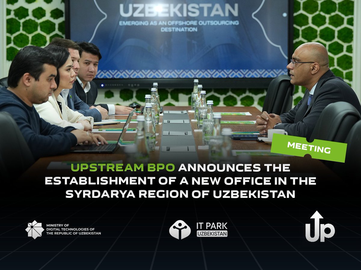 Representatives of IT Park convened a meeting with Ahmed Qayyum, the founder of the renowned Malaysian outsourcing company, UpStream BPO Read more on the website: outsource.gov.uz/media/upstream…. #UzbekistanIT #Meeting #Partnership #BPO