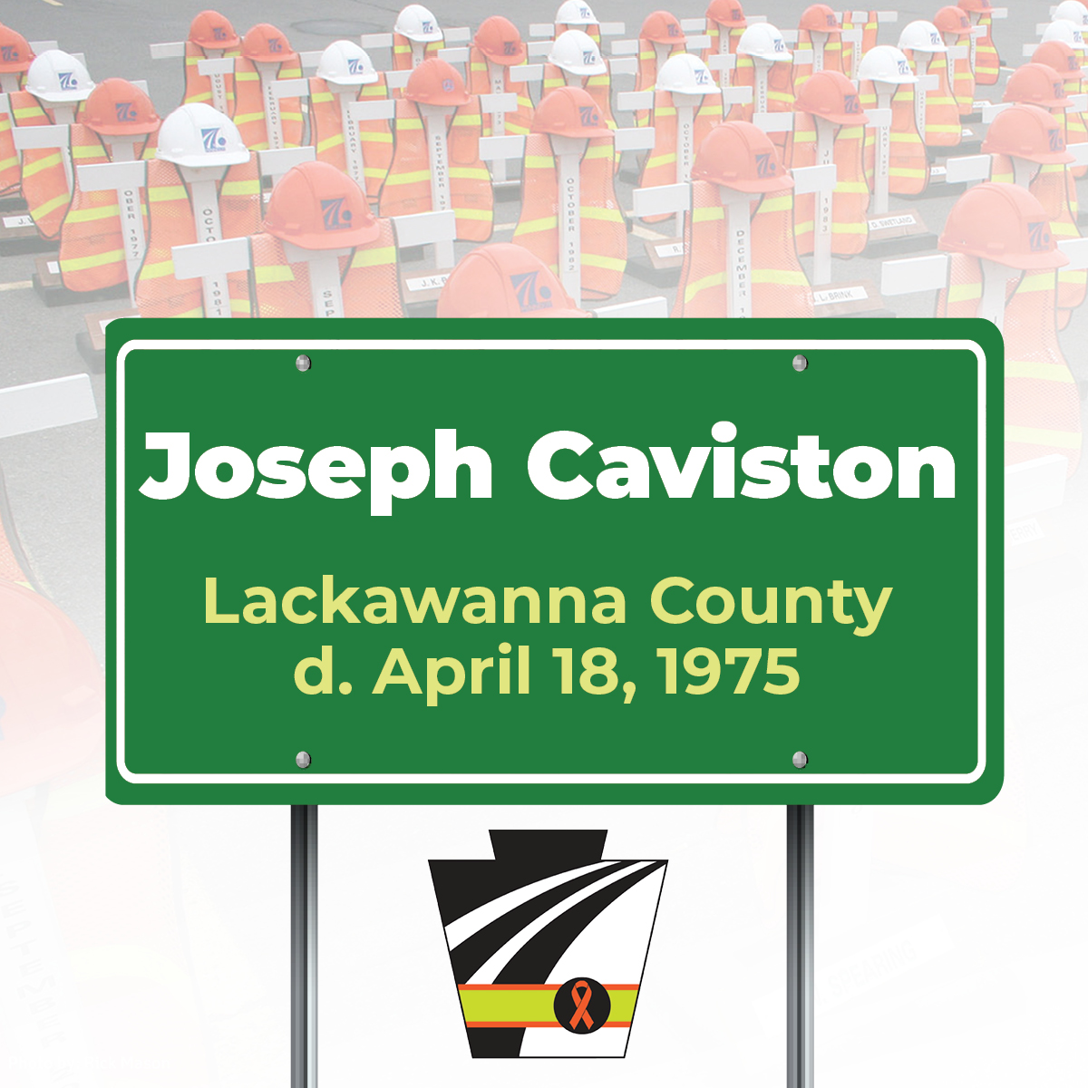 Today we remember Joseph Caviston, a PennDOT employee who died in the line of duty in 1975. We pray this kind of heartbreak stays far removed from our PennDOT team. Please keep him in your thoughts and stay safe every workday. #WeRemember