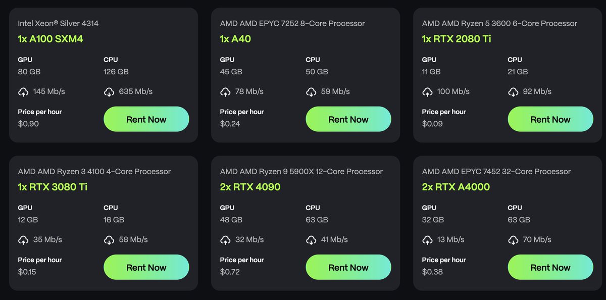 We've just reached a major milestone: our GPU fleet now exceeds 100 units, combining in-house resources and top-notch providers, with a total value surpassing $500K. Our range includes both server and consumer-grade GPUs, catering to a wide spectrum of users interested in…