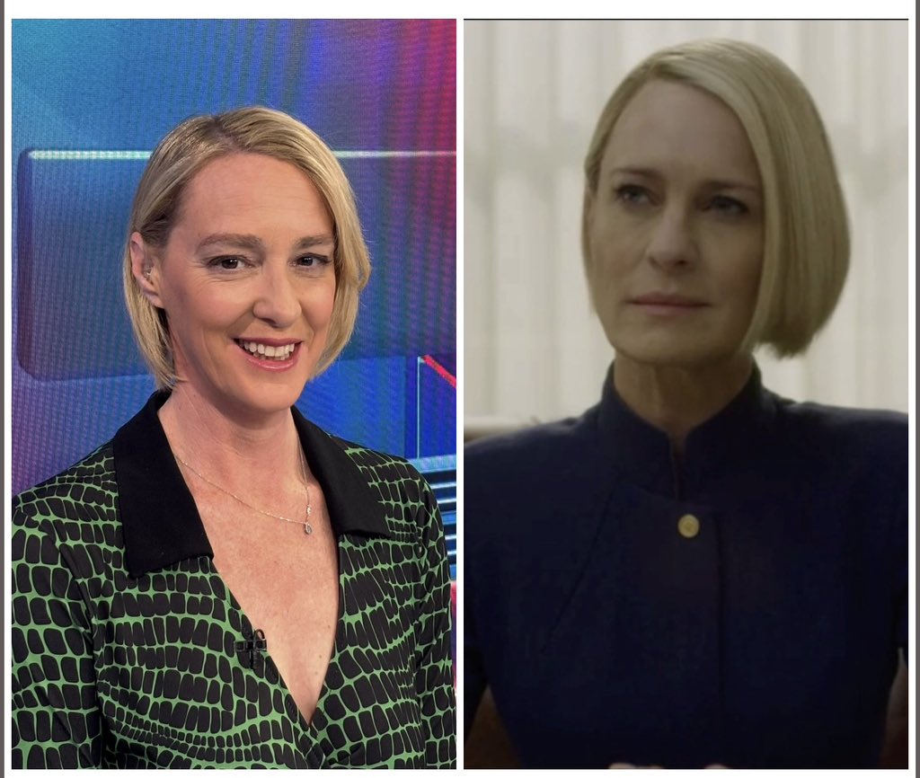 Spent the morning in the good company of @JuliaHB1 @TalkTV and apparently was channelling my inner #ClaireUnderwood #HouseofCards