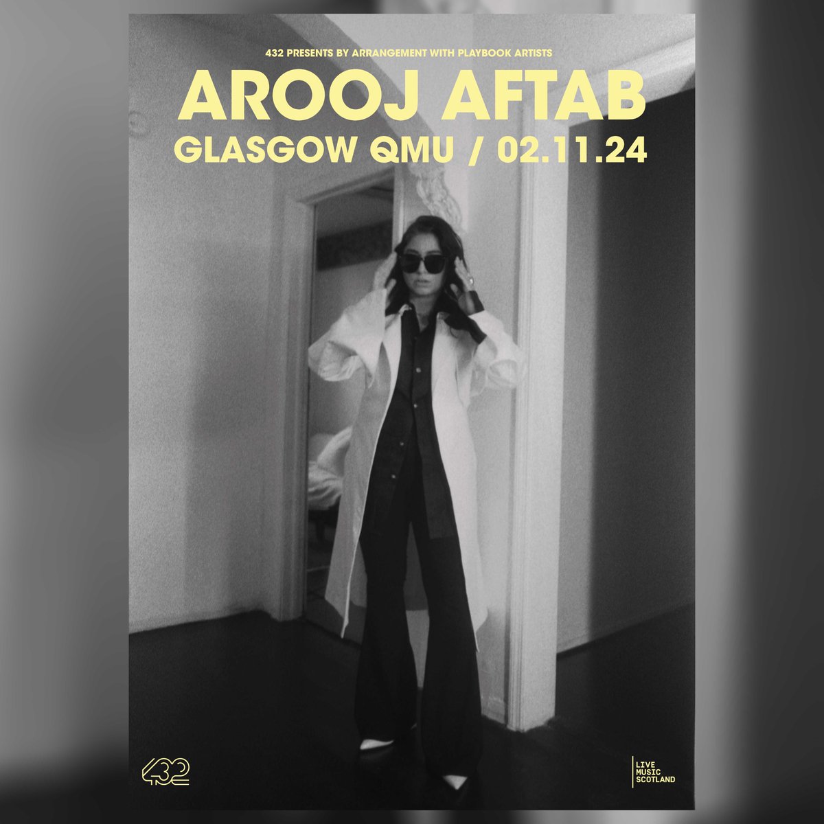 JUST ANNOUNCED! Grammy Award-winning artist #AroojAftab brings new album Night Reign to @GlasgowQMU for a very special performance on Sat 2 Nov ✨ Tickets on sale Wed 24 April @ 10am 🎟 ➡ bit.ly/3Q0s9Xv