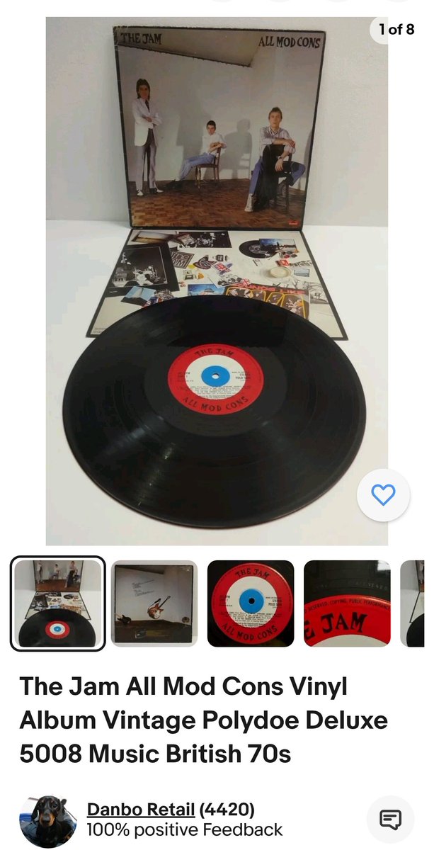 The Jam All Mod Cons #vintage #vinyl #music albums.
@TheVinylFactory
@Music
@vintagemusic
ebay.co.uk/itm/3151299341…