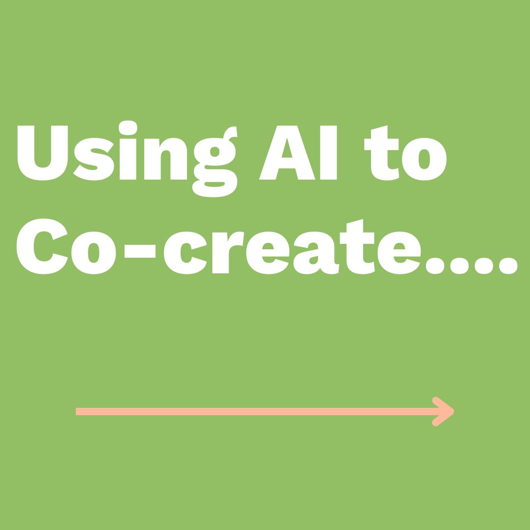 This idea keeps floating around in my head...is there are way to use AI to co-create ethically? Could we use AI footage to tell a story, where the storyteller chooses the look, feel and content whilst staying unidentifiable?? Thoughts...... @CharityComms