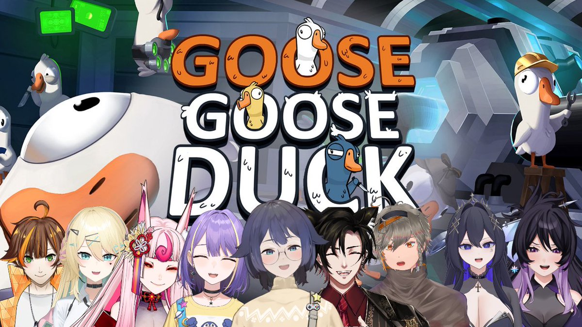 Ceiruu's tweet photo. [GOOSE GOOSE DUCK] kwek kwek kwek kwek

WR : https://t.co/MTp9uqsT3U

Time: 20:00 WIB
#CeiLive https://t.co/9Y9Lvez7uS