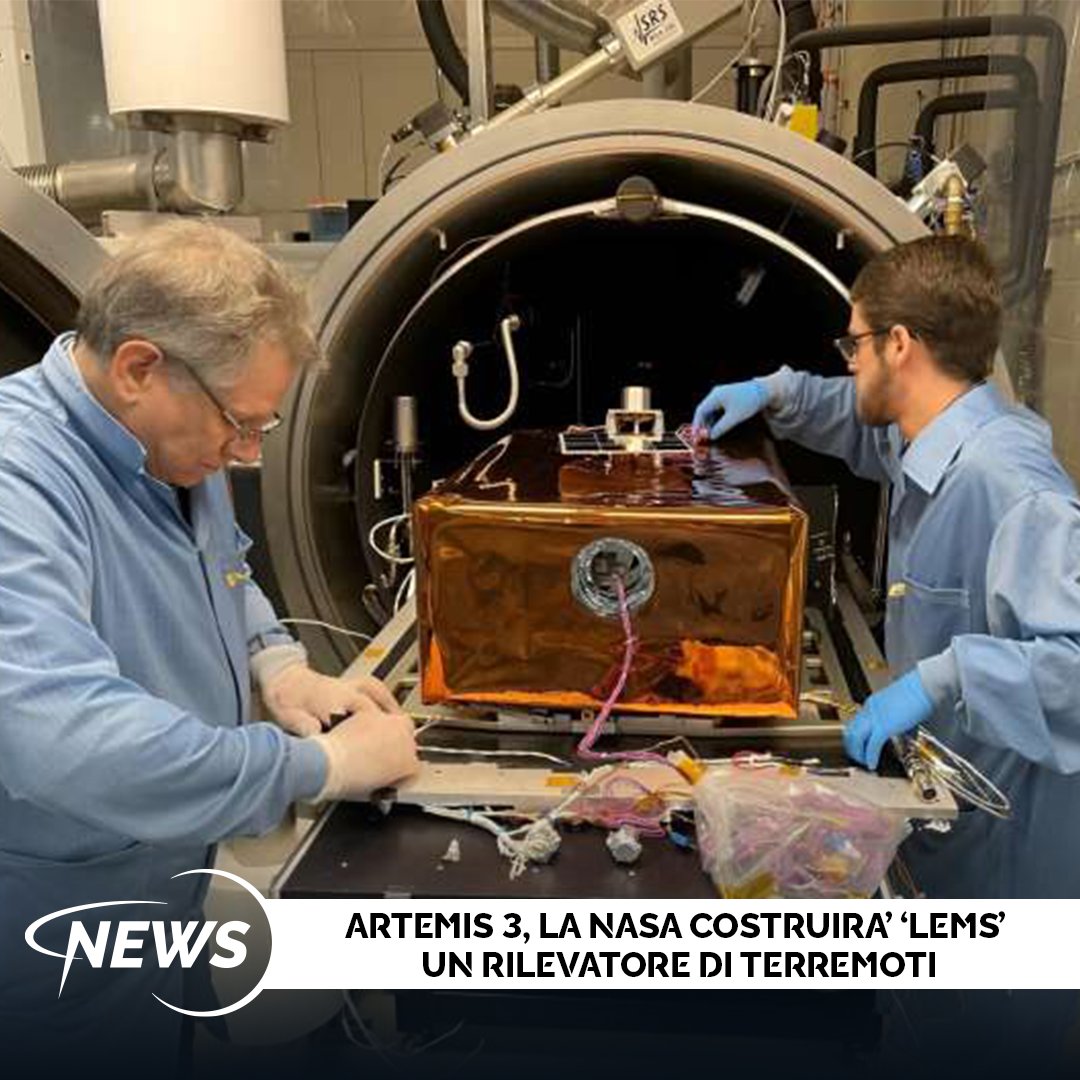 La Nasa costruirà un rilevatore di terremoti lunari per la missione Artemis 3: il Lunar Environment Monitoring Station. A cosa servirà? Quale è la causa dei terremoti lunari? scoprilo su Global Science: tinyurl.com/4faxym32 e seguici su WhatsApp ​ow.ly/ap9z50RhV9a